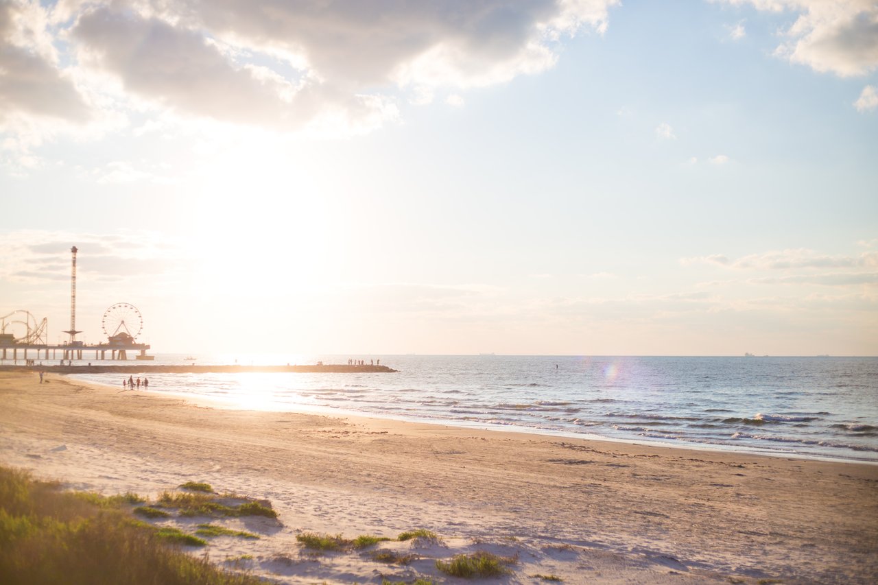 Beach in Galveston Texas