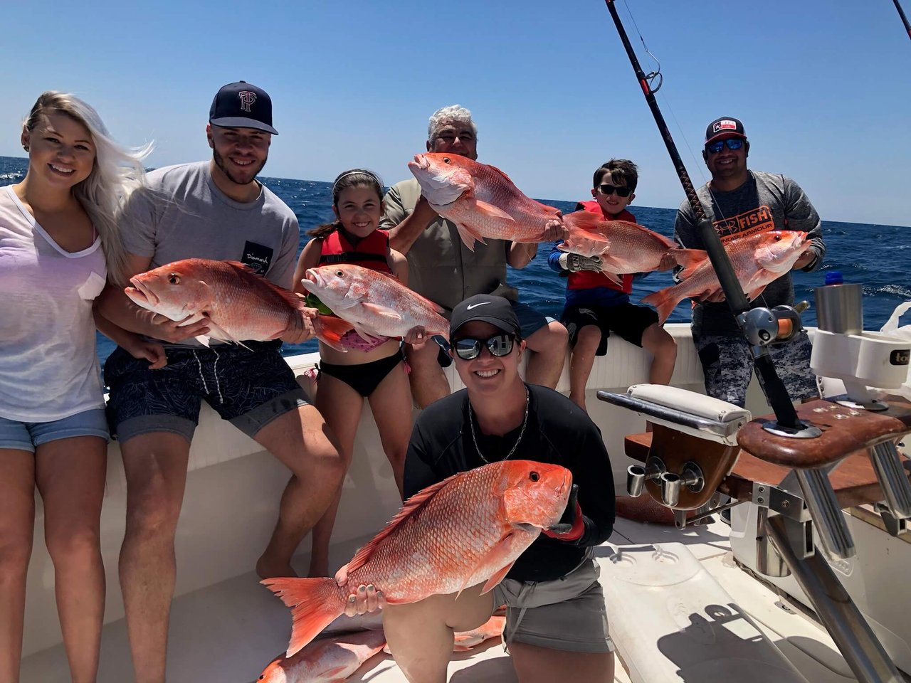 Deep Sea Fishing Red Snapper