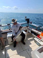 Fishing in St. Joseph, Michigan