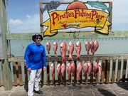 Fishing in Port Isabel, Texas