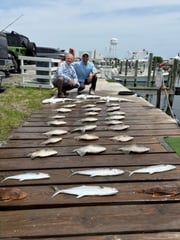 Fishing in Wanchese, North Carolina