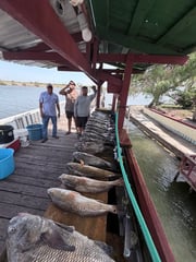 Fishing in Port Mansfield, Texas