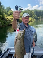 Fishing in Brethren, Michigan