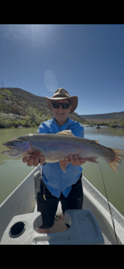 Fishing in Navajo Dam, New Mexico