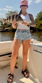 Fishing in D'Iberville, Mississippi