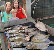 Flounder, Sheepshead fishing in Port O'Connor, Texas