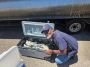 Fishing in Zavalla, Texas