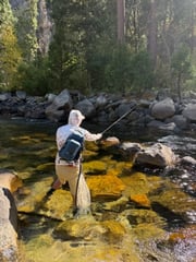 Fishing in Hume, California