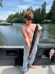 Fishing in Montesano, Washington