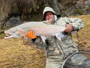 Fishing in Siletz, Oregon