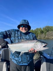 Chinook Salmon Fishing in