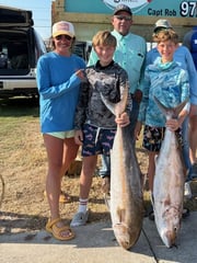 Fishing in Port O'Connor, Texas