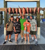 Fishing in Lillian, Alabama