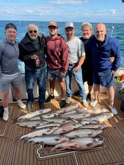 Fishing in Winthrop Harbor, Illinois