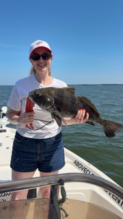 Fishing in Wanchese, North Carolina