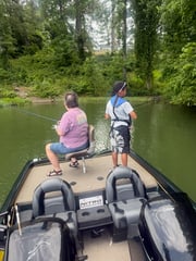 Fishing in Stokesdale, North Carolina