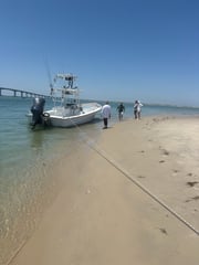 Fishing in Wanchese, North Carolina
