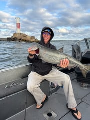 Fishing in Wyandotte, Michigan