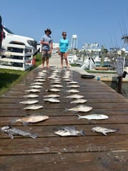 Fishing in Wanchese, North Carolina