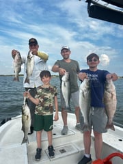 Fishing in Lake Whitney, Texas