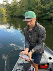 Fishing in Broken Bow, Oklahoma