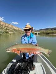 Fishing in Navajo Dam, New Mexico