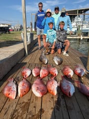 Fishing in Port O'Connor, Texas