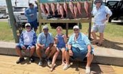 Fishing in Port O'Connor, Texas