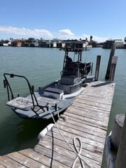 Fishing in Port Mansfield, Texas