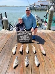 Fishing in Port O'Connor, Texas