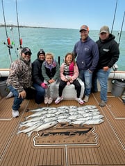 Fishing in Winthrop Harbor, Illinois