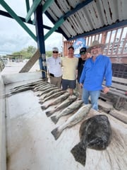 Fishing in Port Mansfield, Texas