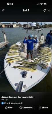 Fishing in Port Mansfield, Texas