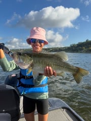 Fishing in Canyon Lake, Texas