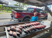 Fishing in Yscloskey, Louisiana