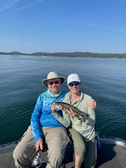Fishing in Table Rock, Missouri