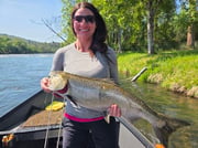 Fishing in Trail, Oregon