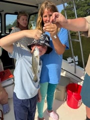 Fishing in Nanticoke, Maryland