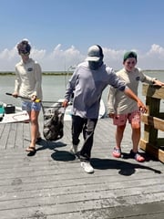 Fishing in Port Aransas, Texas