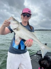 Fishing in Canyon Lake, Texas