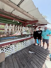 Fishing in Port Mansfield, Texas