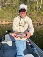 Fishing in Eureka Springs, Arkansas