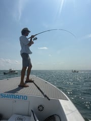 Fishing in Wanchese, North Carolina