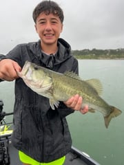 Fishing in Canyon Lake, Texas