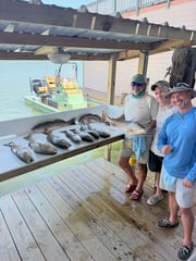 Fishing in Port Mansfield, Texas