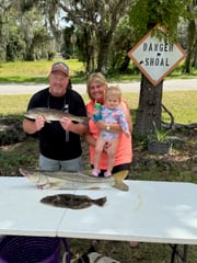 Fishing in Yankeetown, Florida