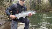 Fishing in Siletz, Oregon