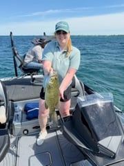 Fishing in Belle River, Canada