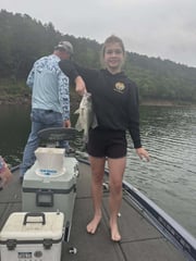 Fishing in Broken Bow, Oklahoma