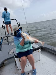 Fishing in Port Mansfield, Texas